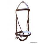 LightRider Leather Dressage Bitless Bridle